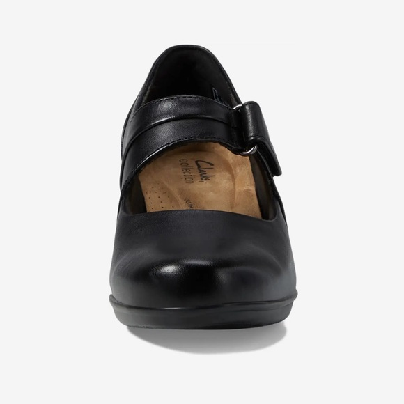 Clarks Women's Emslie Lulin Mary Jane Pump Black Size 9 1/2 M NWT - Picture 2 of 13